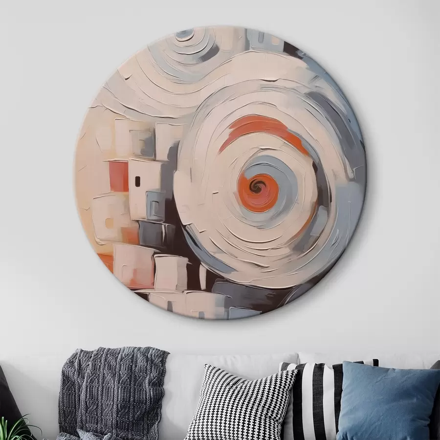 Obraz Abstraktní městské domy Č. r44056