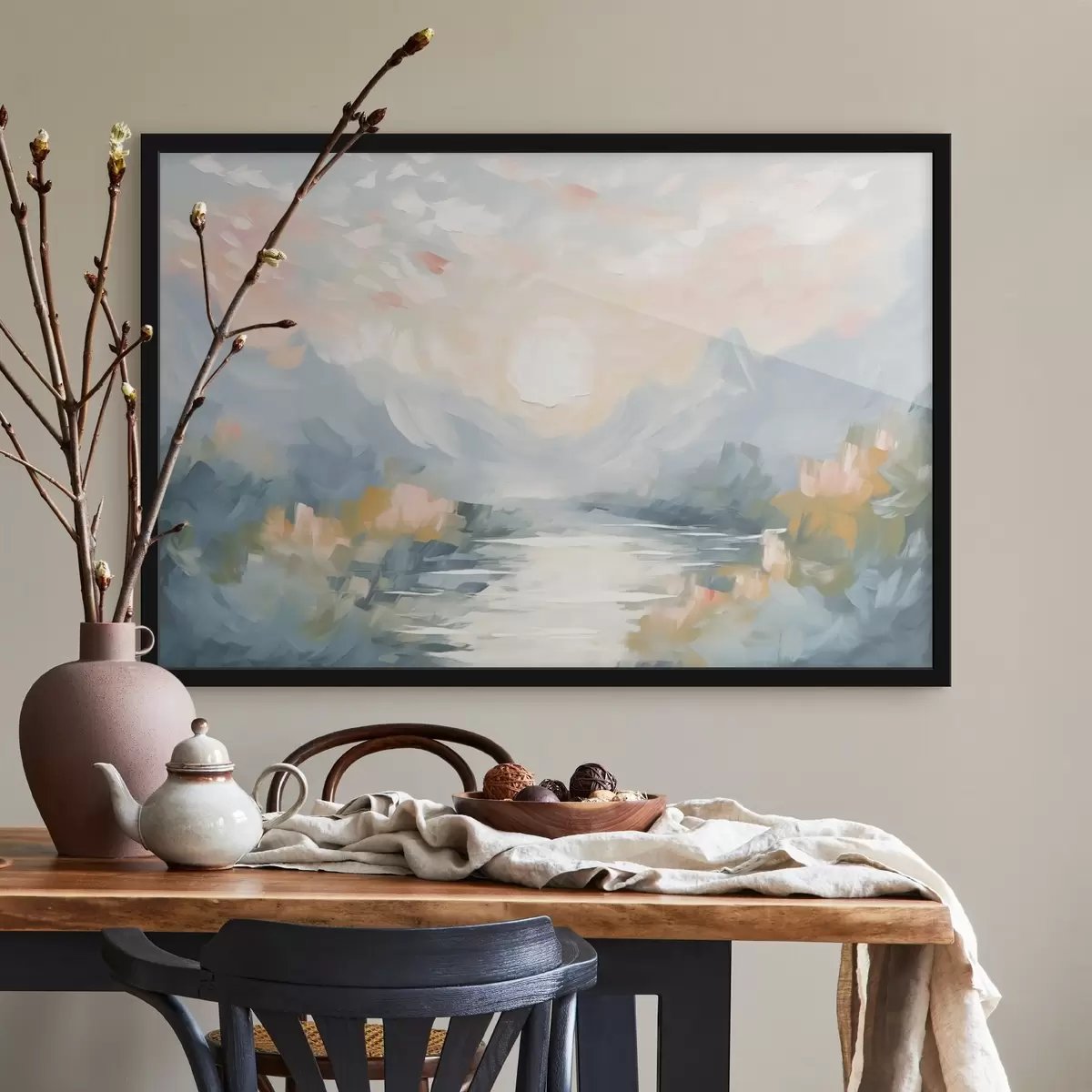 Poster Abstrakce hor f44052
