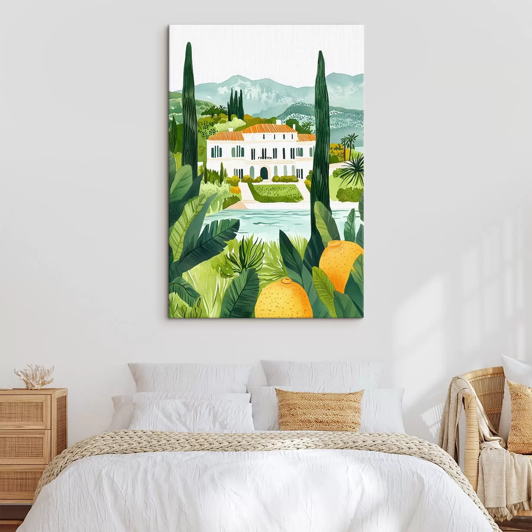 Obraz Španělsko, letní krajina, citroníky, architektonické, tropické Č. s44026