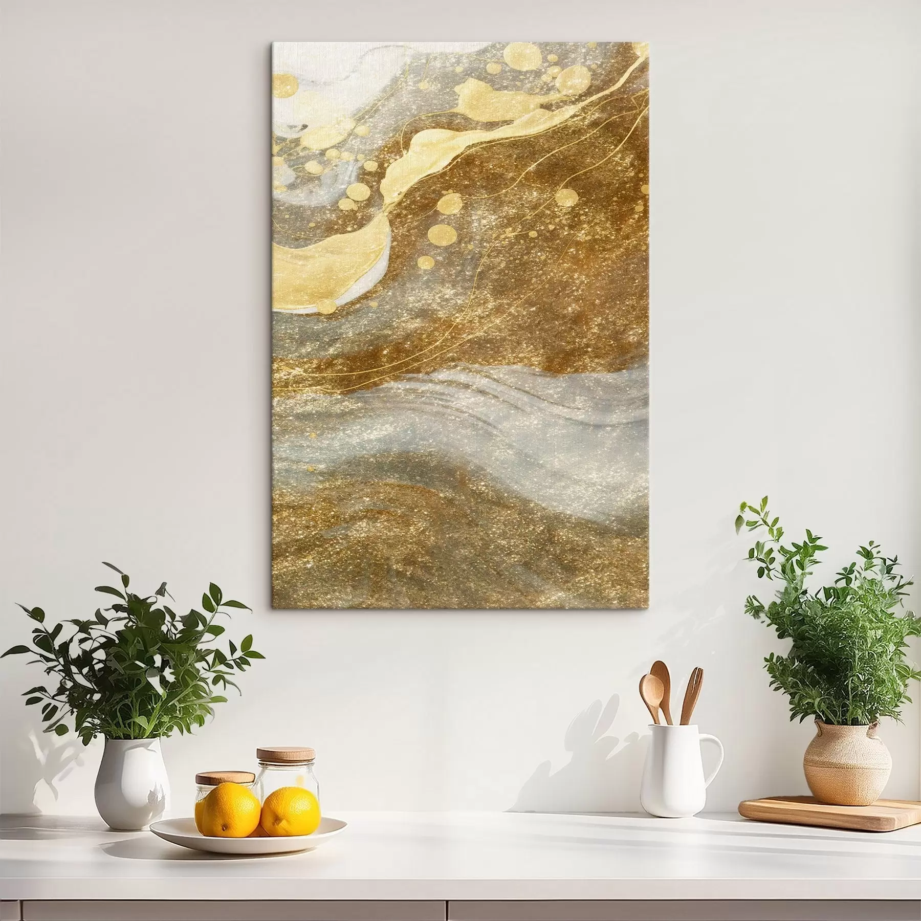 Obraz Abstraktní akvarelové vlny Č. s44003