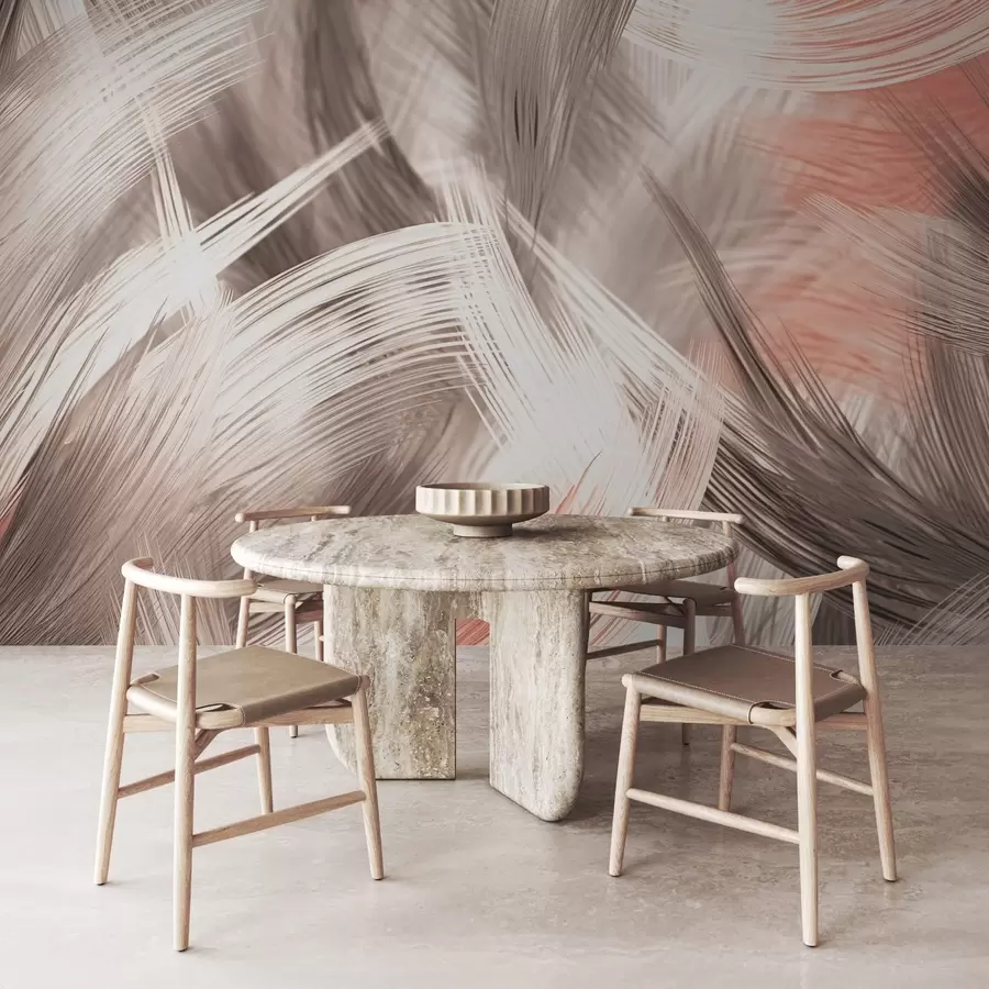 Fototapet Abstraktní suchá tráva w03737