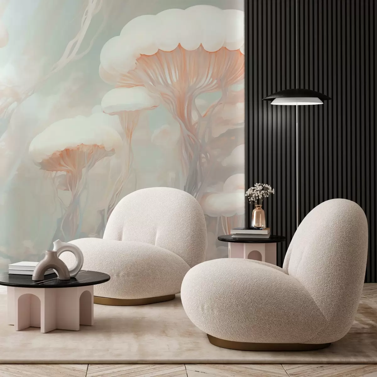 Fototapet Abstraktní medúzy w03773