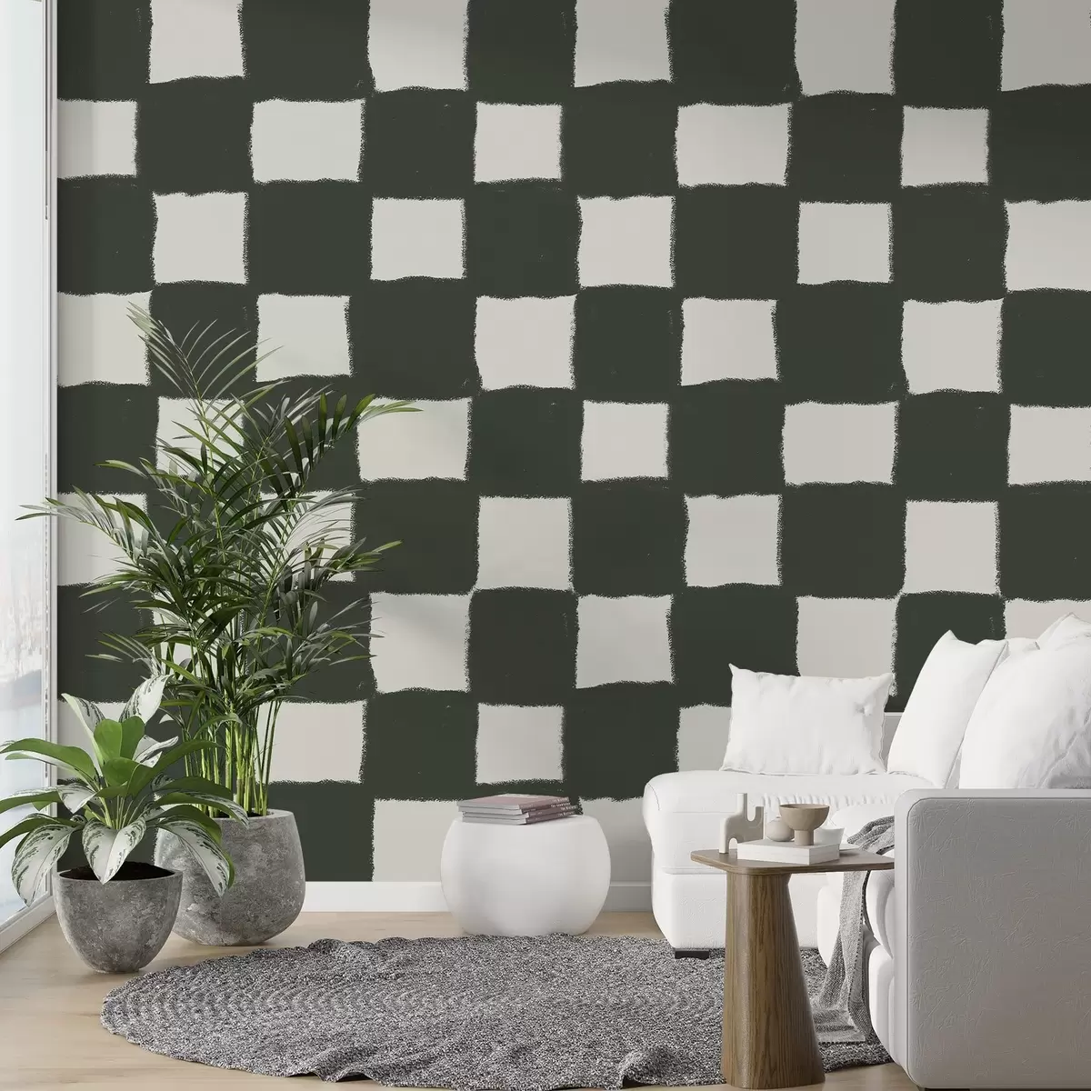 Fototapet Čtverce, mřížka, geometrický vzor w03789v1