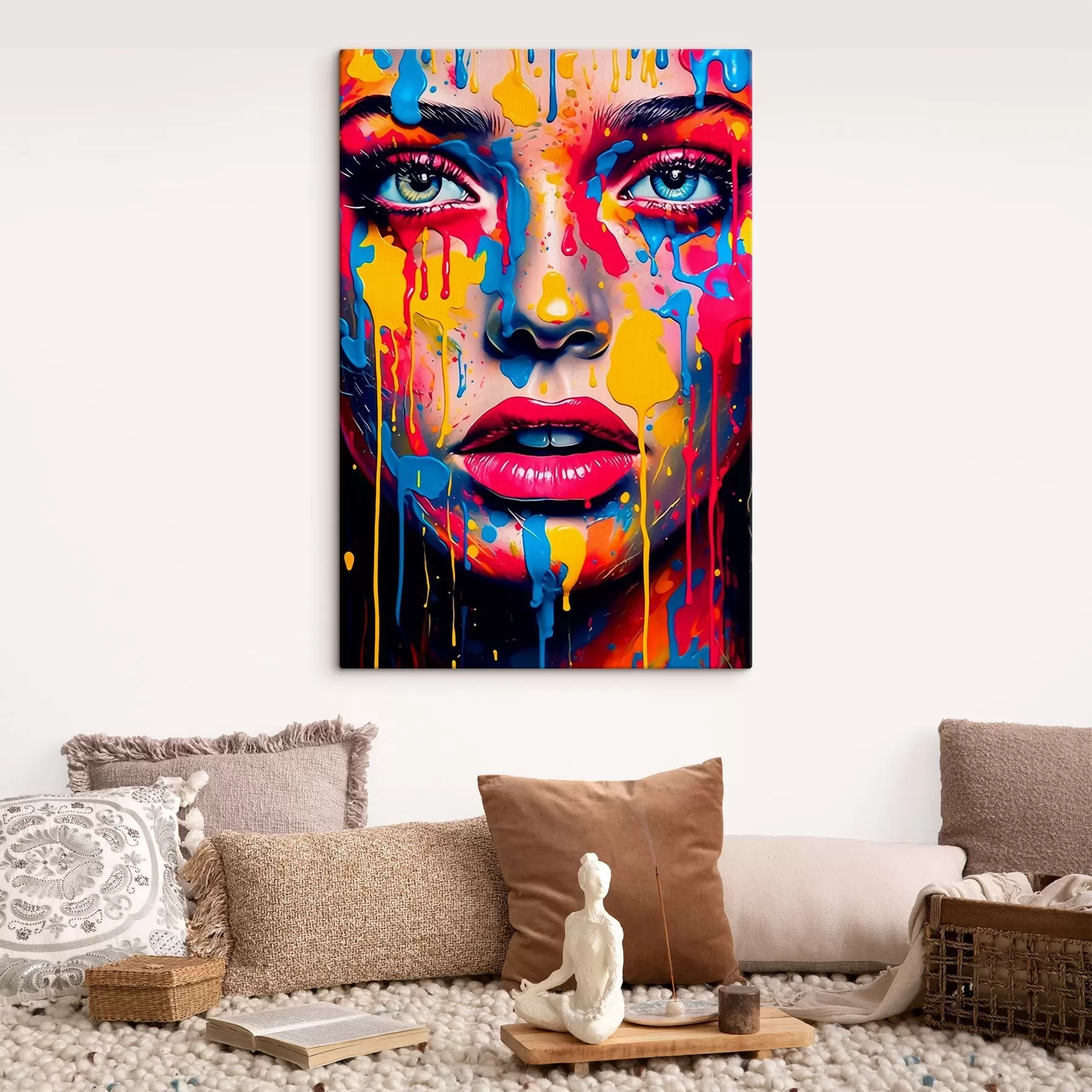 Obraz Tvář v barvě Č. s44104