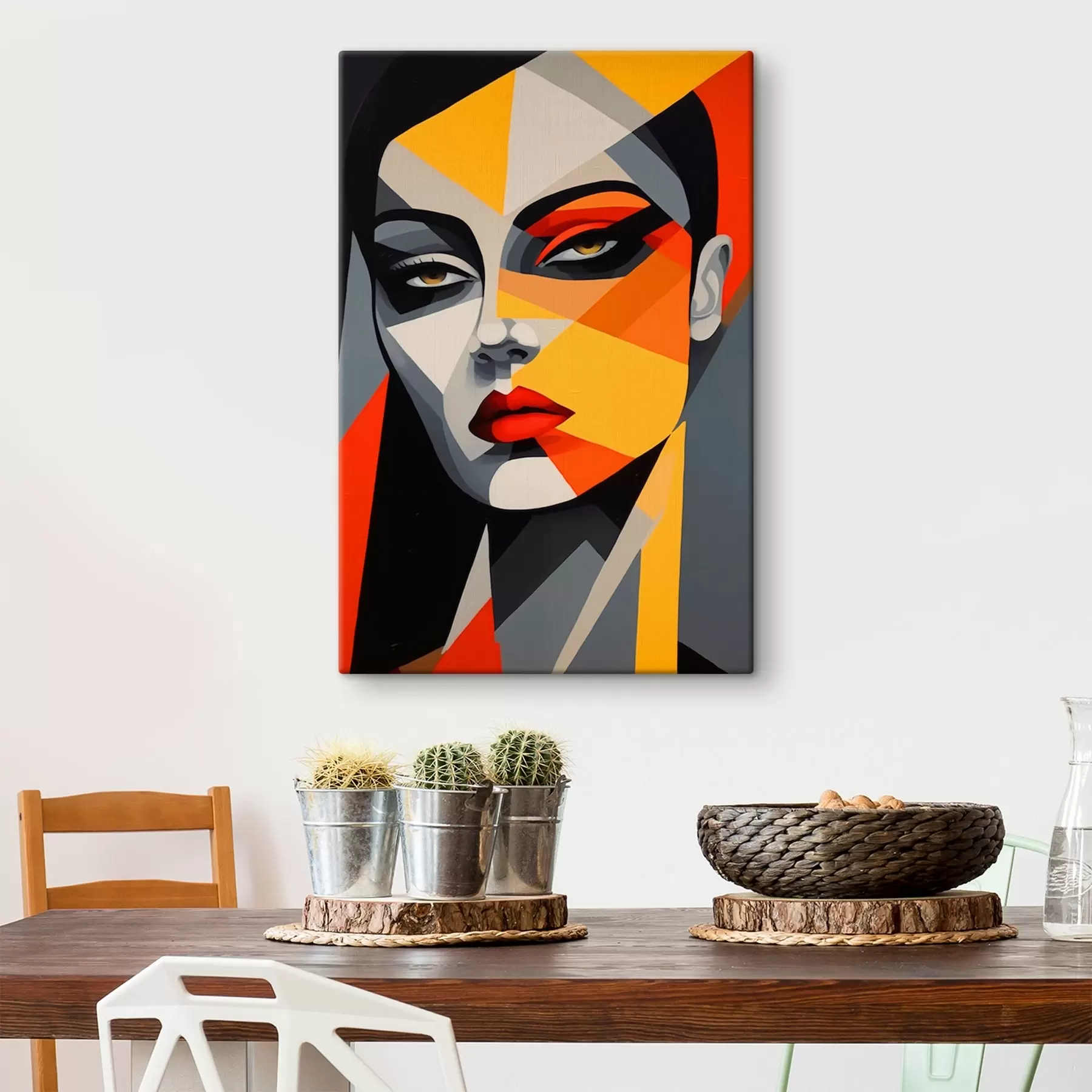 Obraz Abstraktní tvář Č. s44111