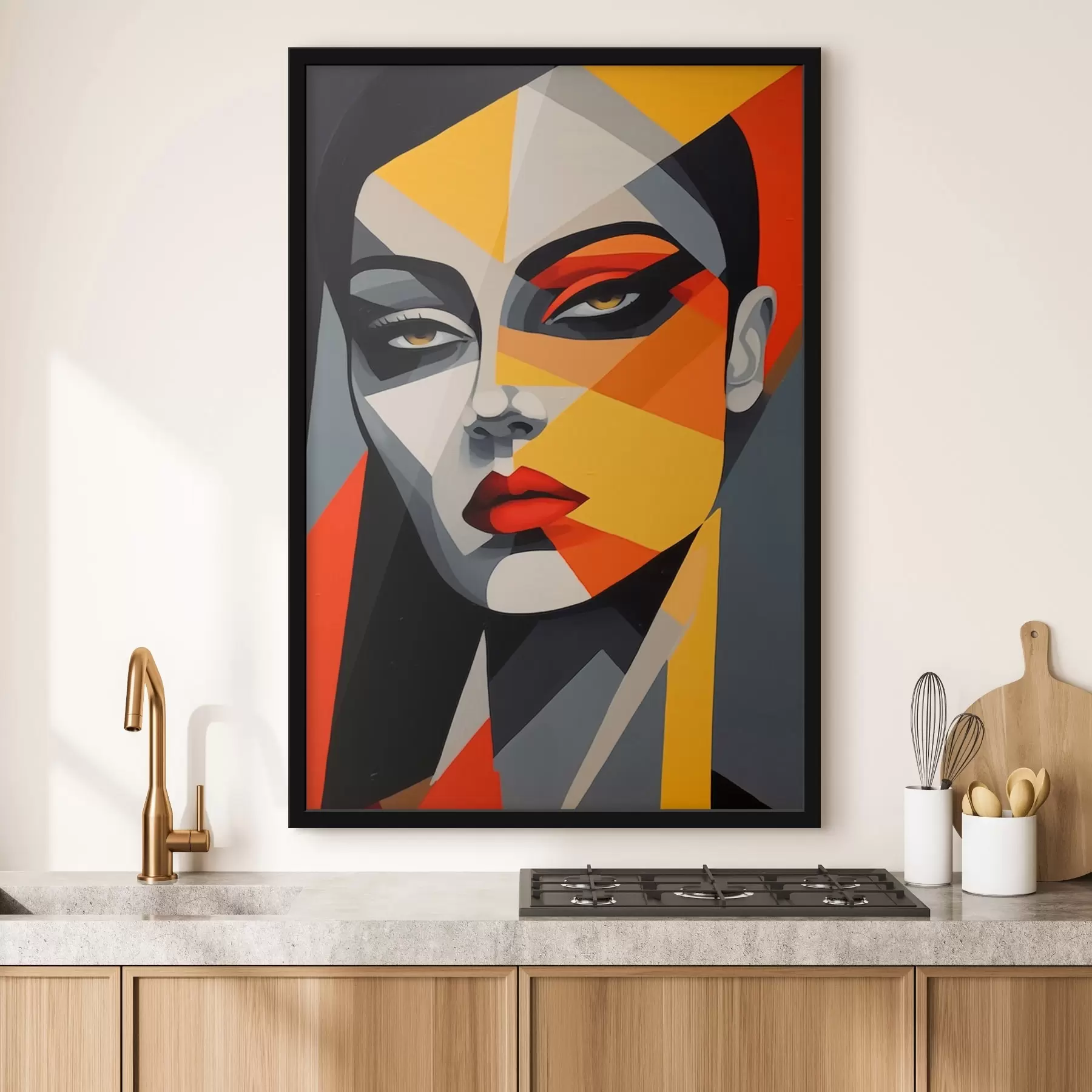 Fototapet Abstraktní tvář f44111