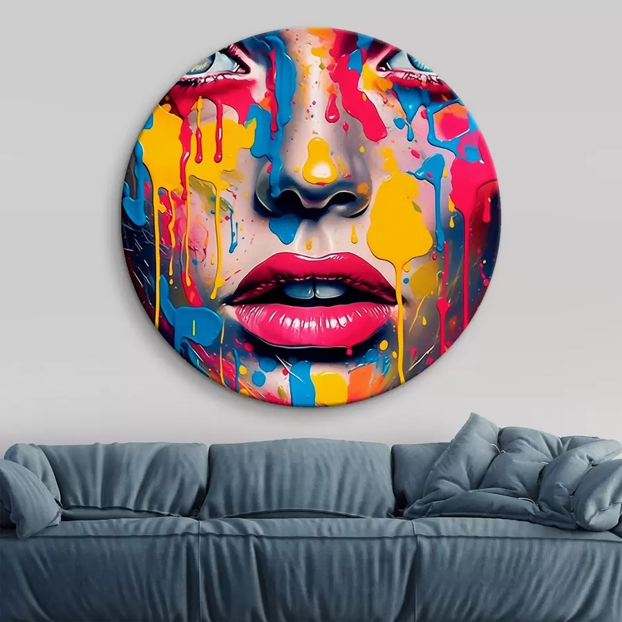 Obraz Tvář v barvě Č. r44104