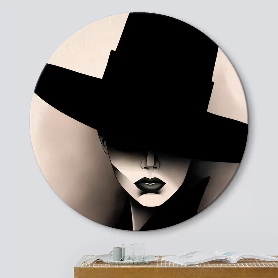 Obraz Žena v klobouku Č. r44108