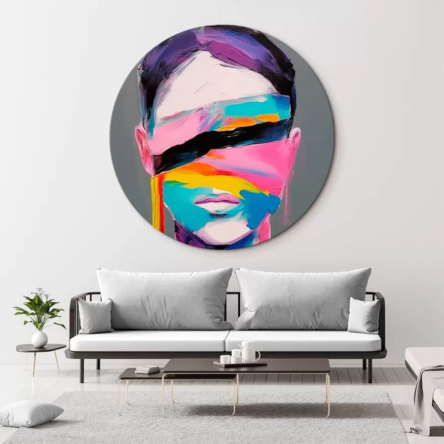 Obraz Abstraktní tvář Č. r44117