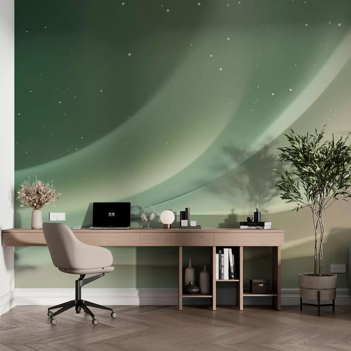 Fototapet Abstraktní vlny Aurora w03751