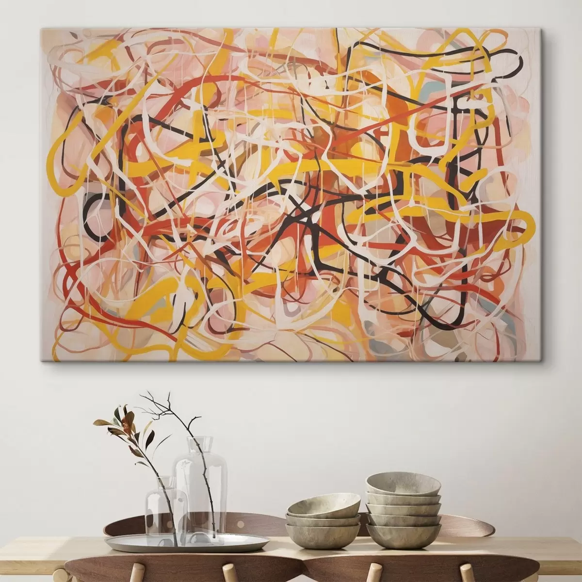 Obraz Spletité linie Č. s44131