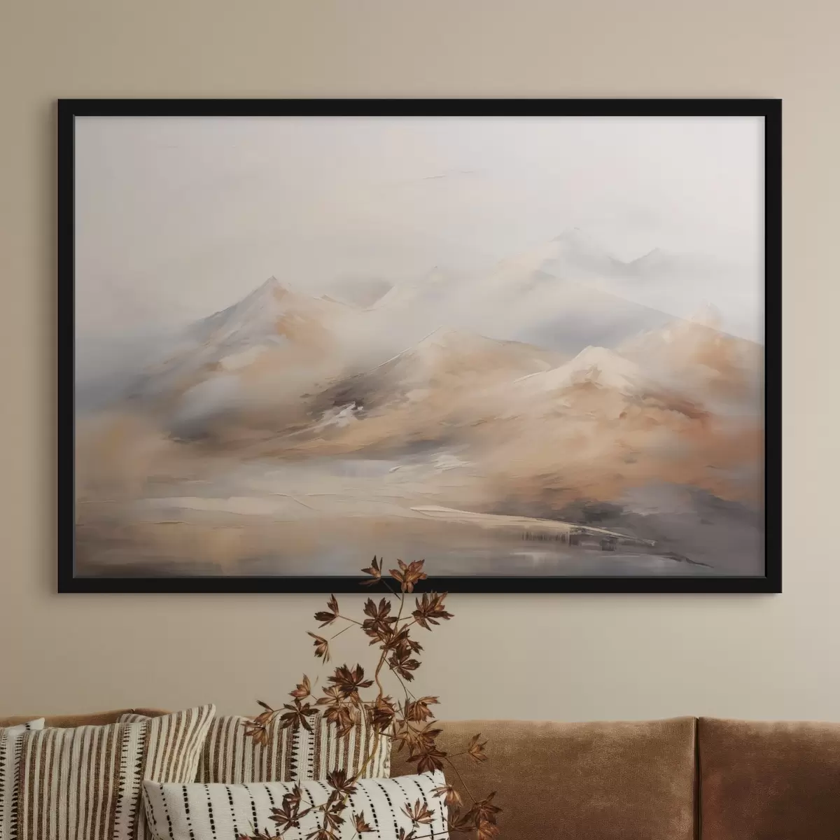 Poster Imitace malby hor f44125