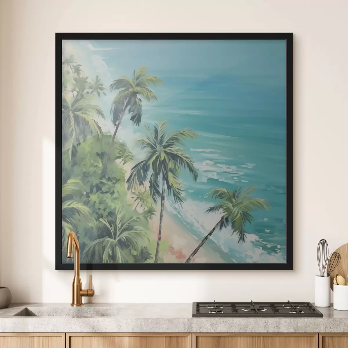 Poster Palmy u moře f44126