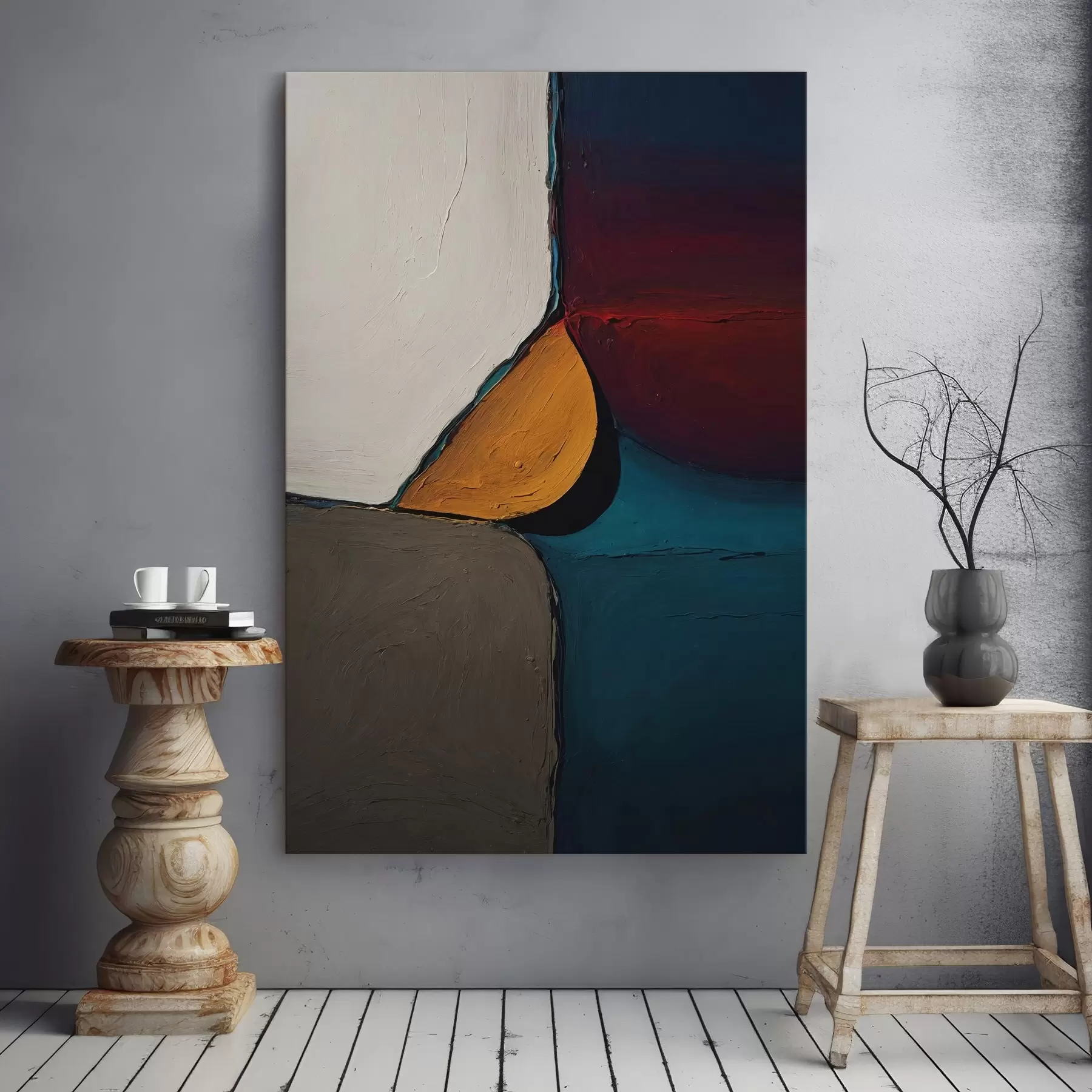 Fototapet Vícebarevný reliéf s44095