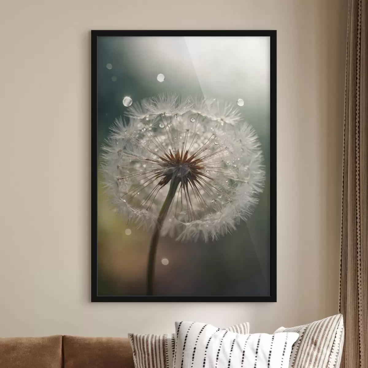 Poster Pampeliška na rozmazaném pozadí f44097