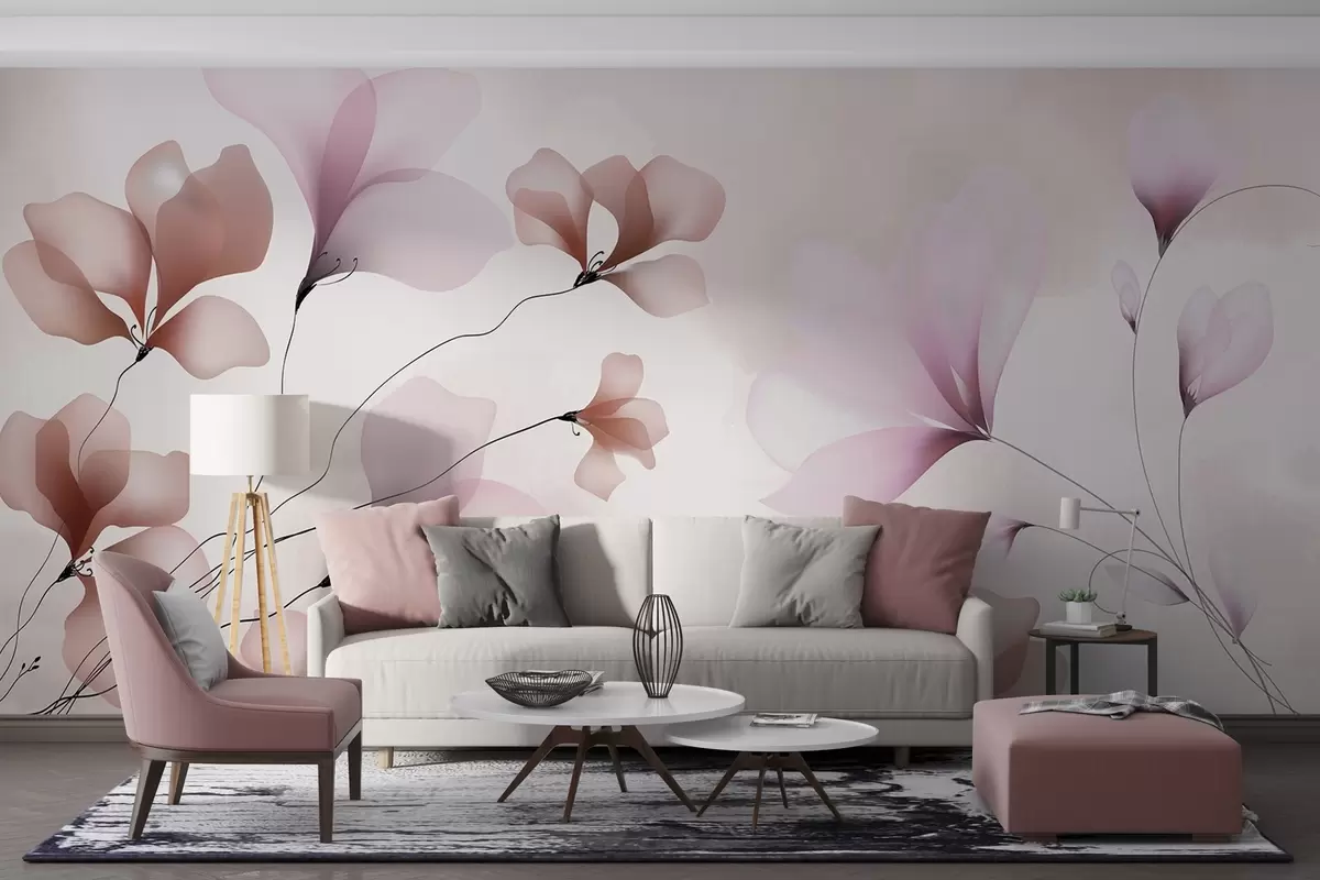 Fototapet Jemné květiny w03714