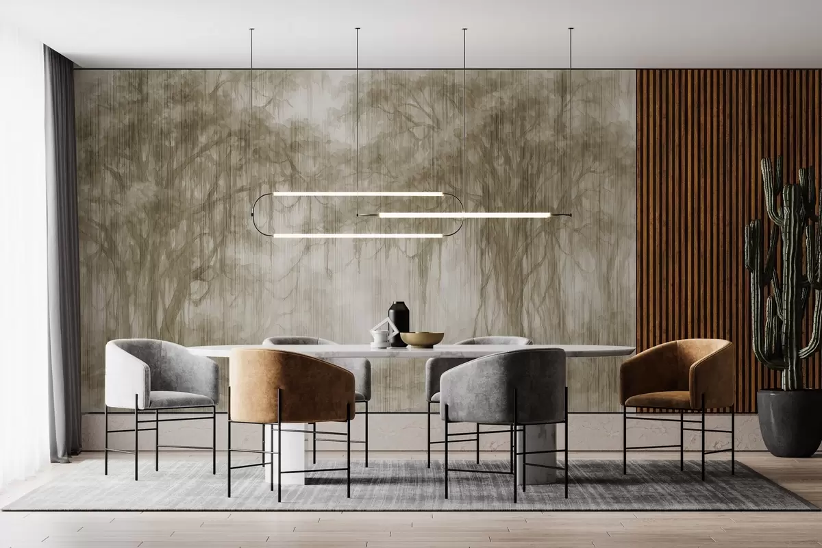 Fototapet Abstraktní stromy w03819v1