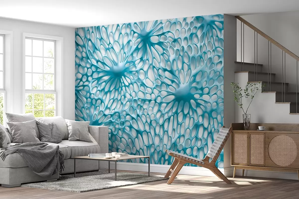 Fototapet Kreslená objemová pavučina w03820v1