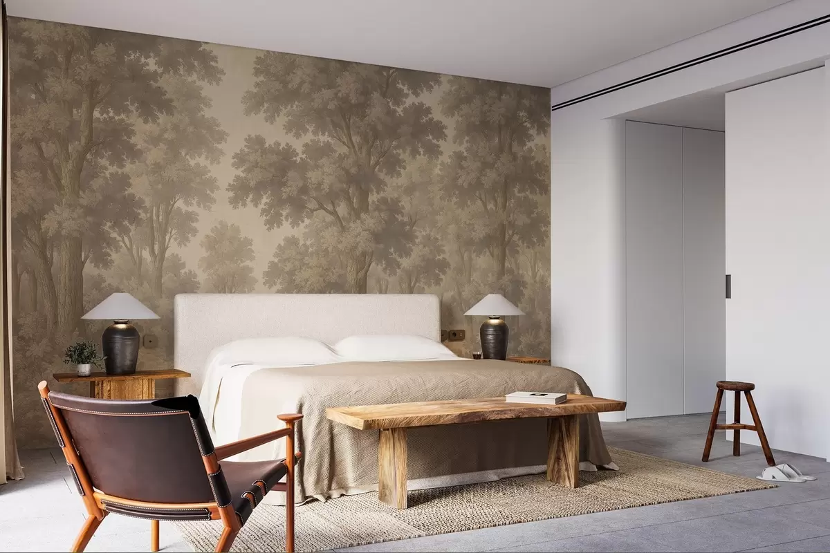 Fototapet Moderní obraz lesa ve stylu grunge w03822v2