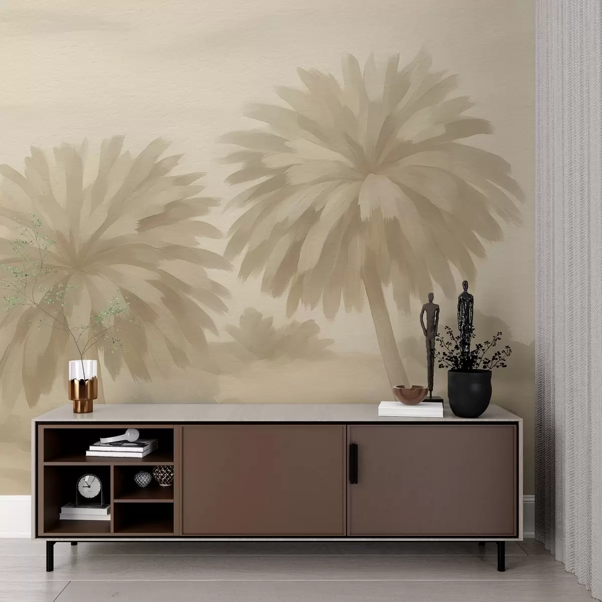 Fototapet Akvarelová krajina w03824v1