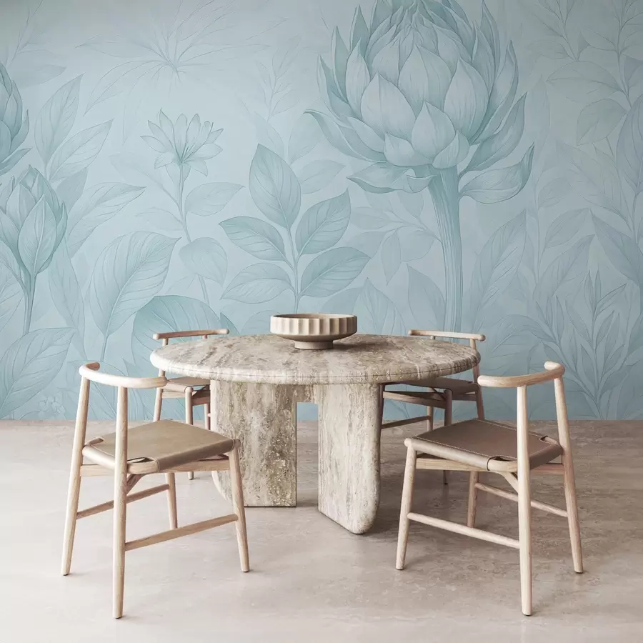 Fototapet Křehká kytice z různých rostlin w03825v1