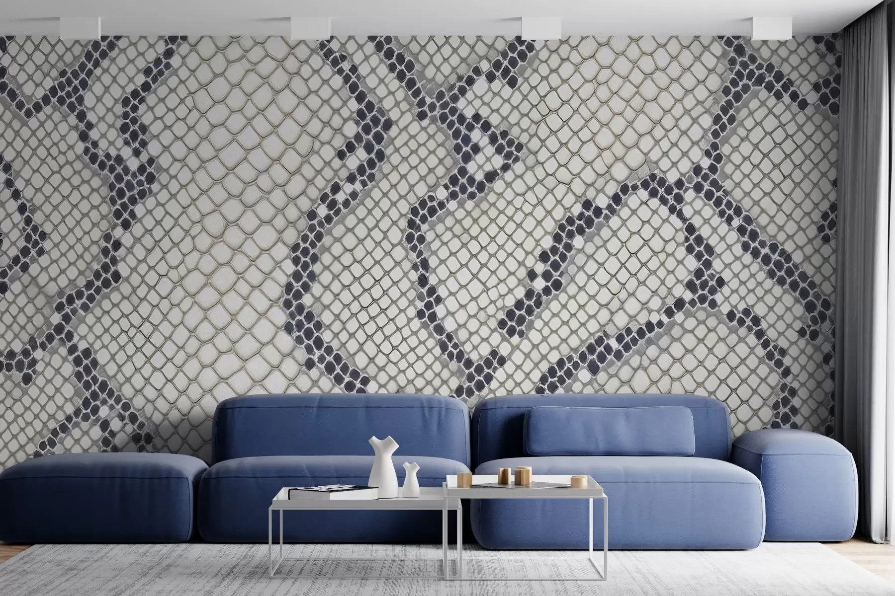 Fototapet Imitace hadí kůže barvou w03830