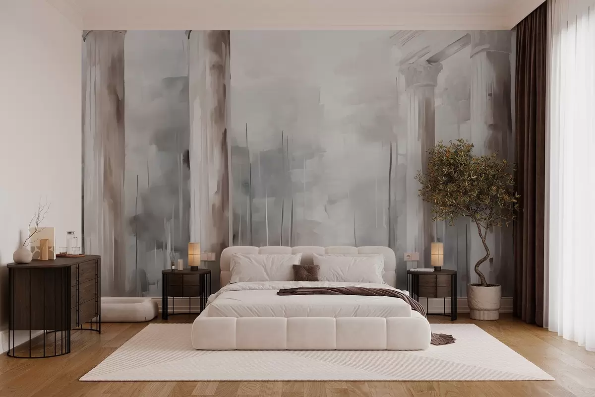 Fototapet Abstraktní sloupy napodobující malbu w03844v1