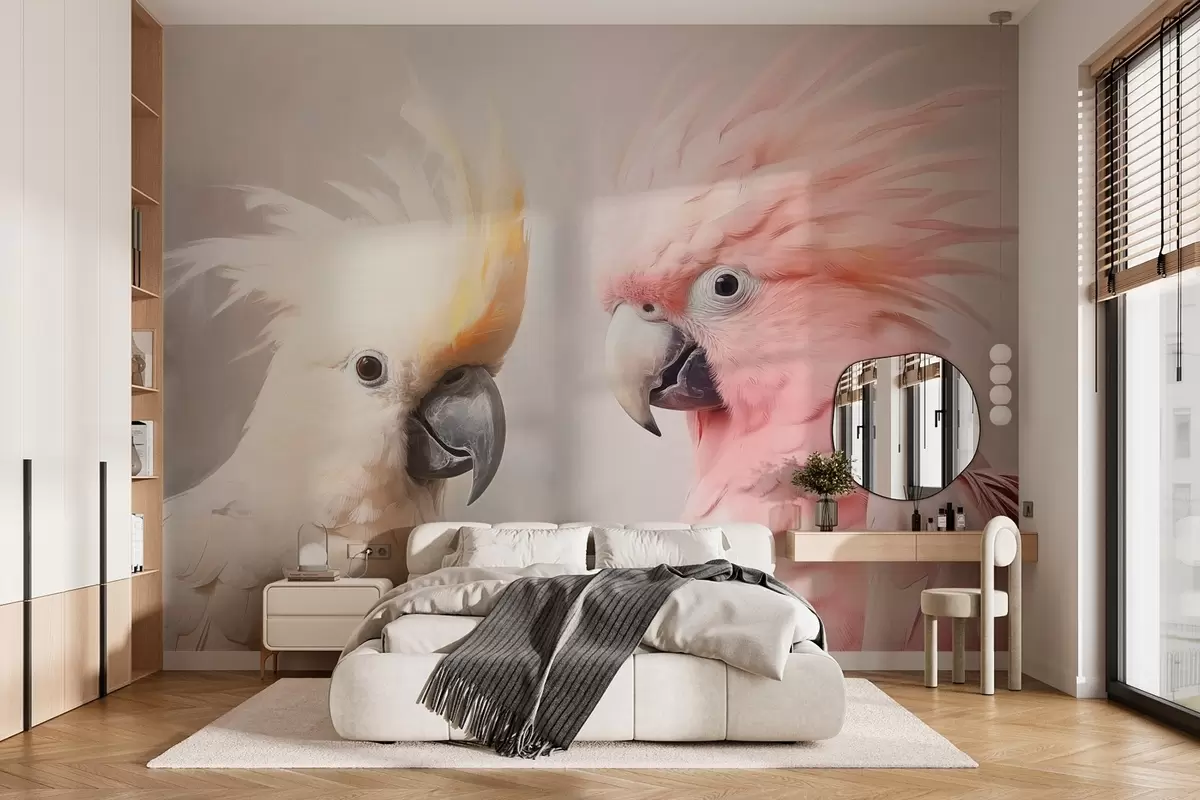 Fototapet Papoušci w03848