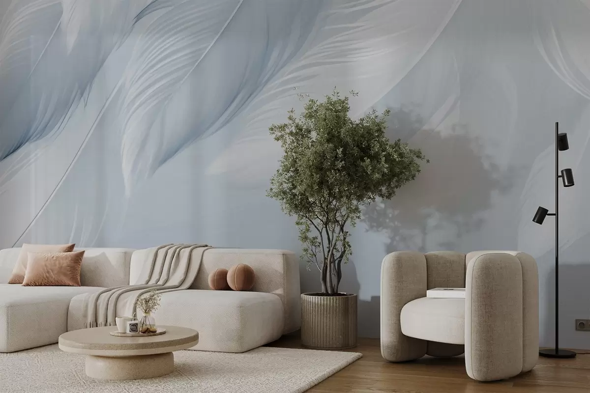 Fototapet Bílé peří w03833v1