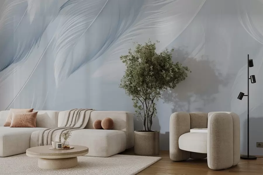 Fototapet Bílé peří w03833v1