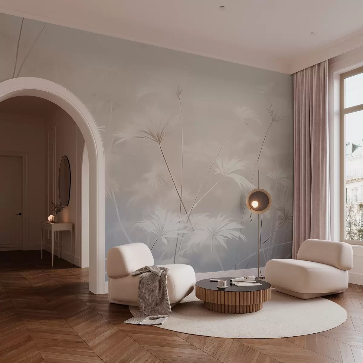 Fototapet Bylinky ve vintage stylu w03840