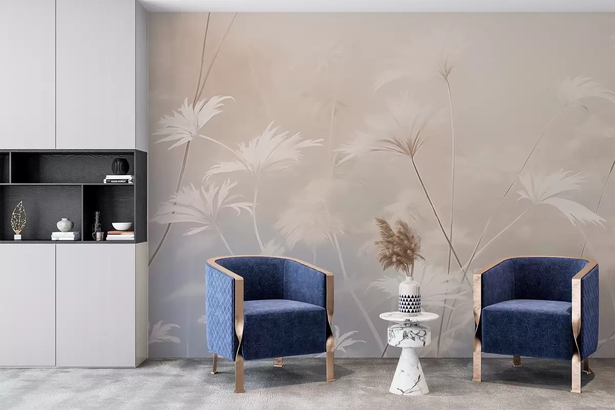 Fototapet Bylinky ve vintage stylu w03840