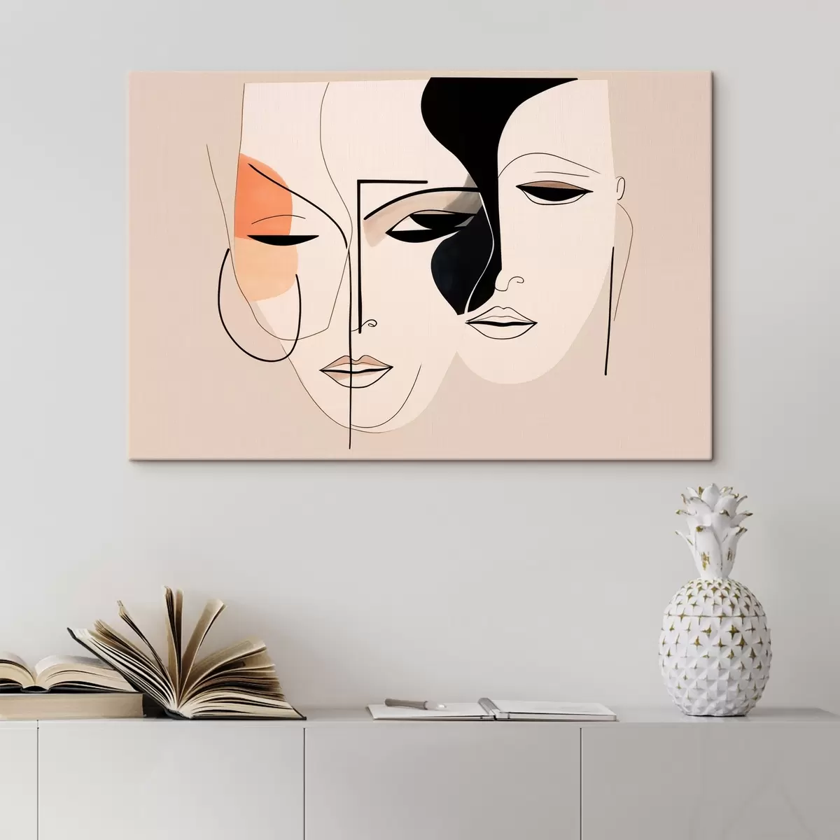 Obraz Dvě tváře abstrakce Č. s44198