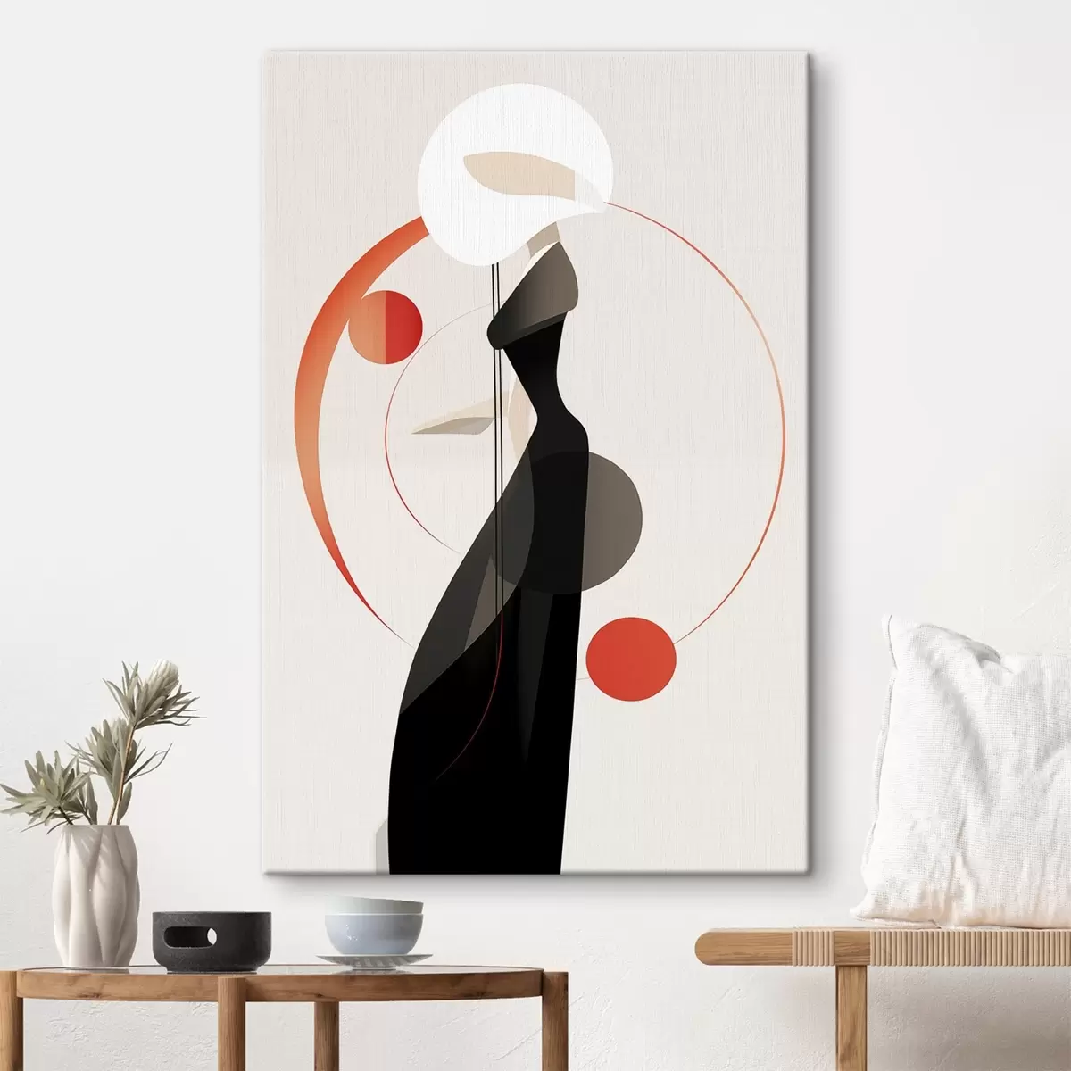 Obraz Silueta v tanci světla Č. s44208