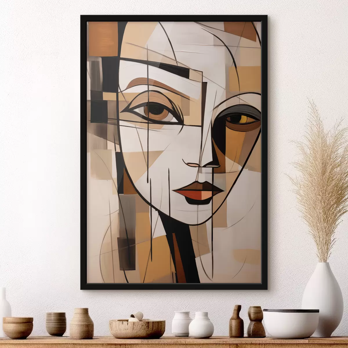 Poster Dvě tváře abstrakce f44201