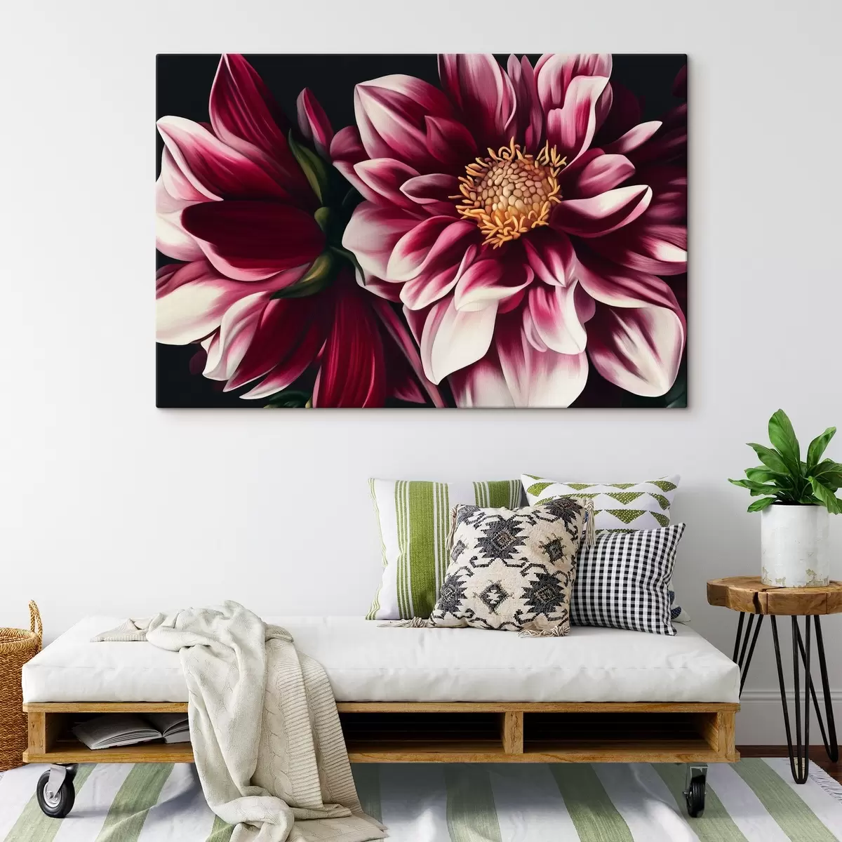 Obraz Velký růžový květ Č. s44215