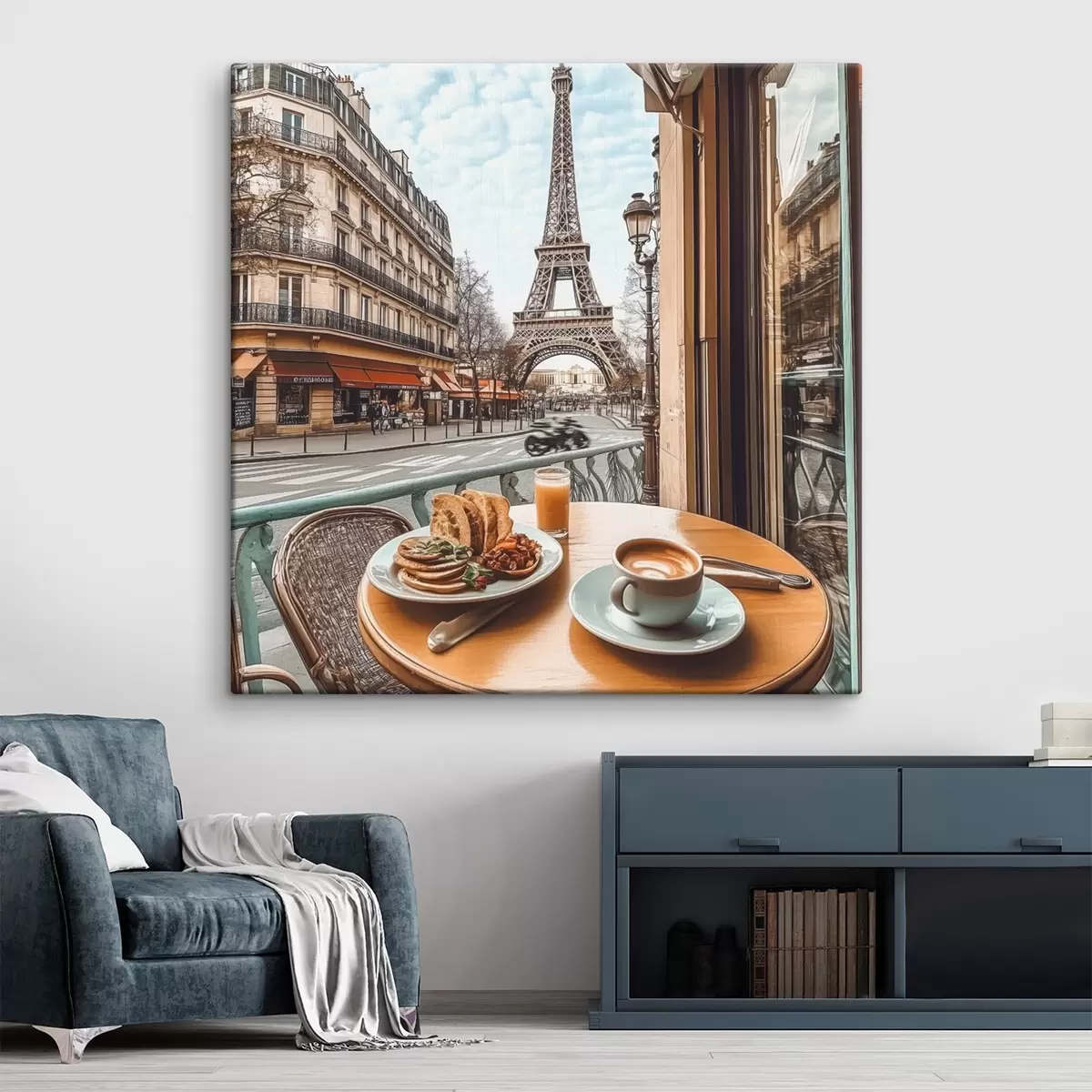 Obraz Pohled na Eiffelovu věž Č. s44225