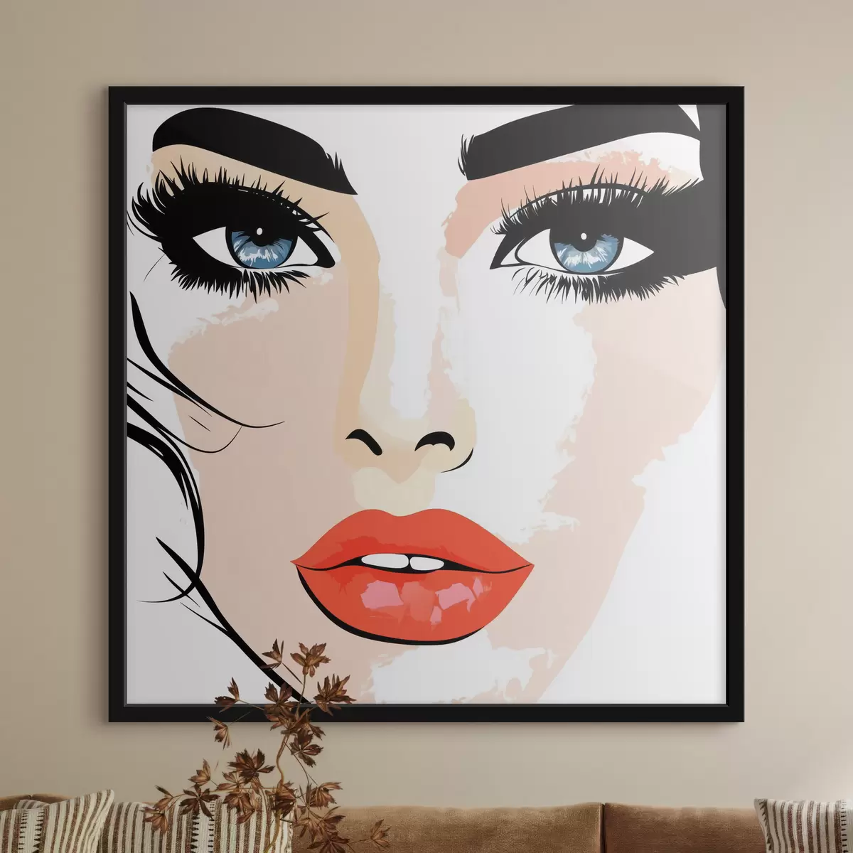 Poster Portrét dívky f44218