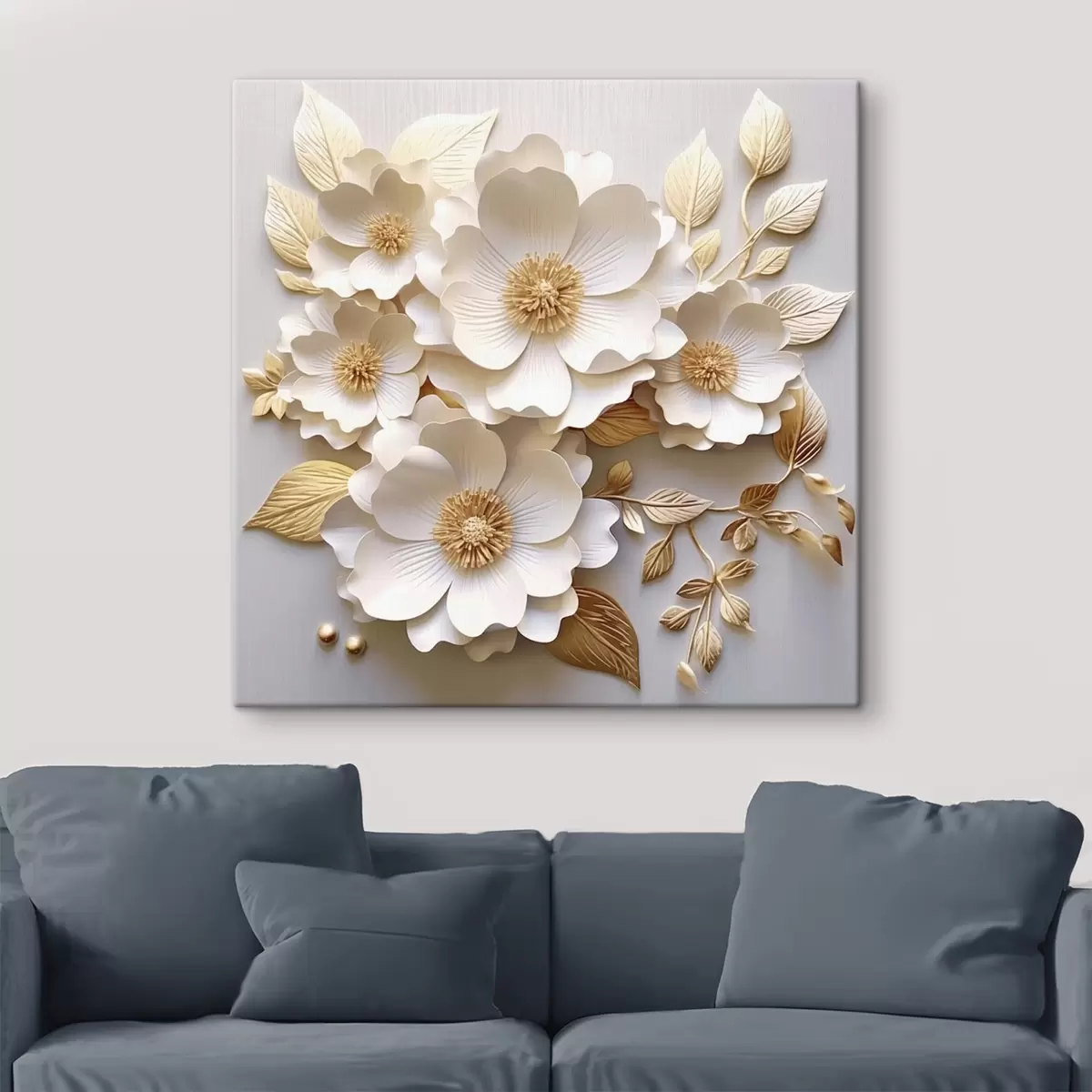 Obraz Teplé divoké květiny na jemném pozadí Č. s44041