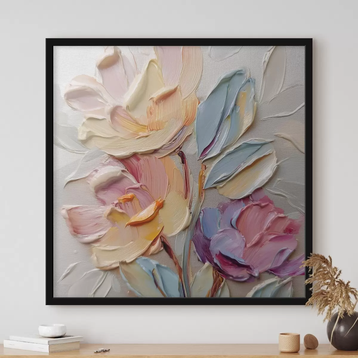 Poster Texturovaná kytice f44240