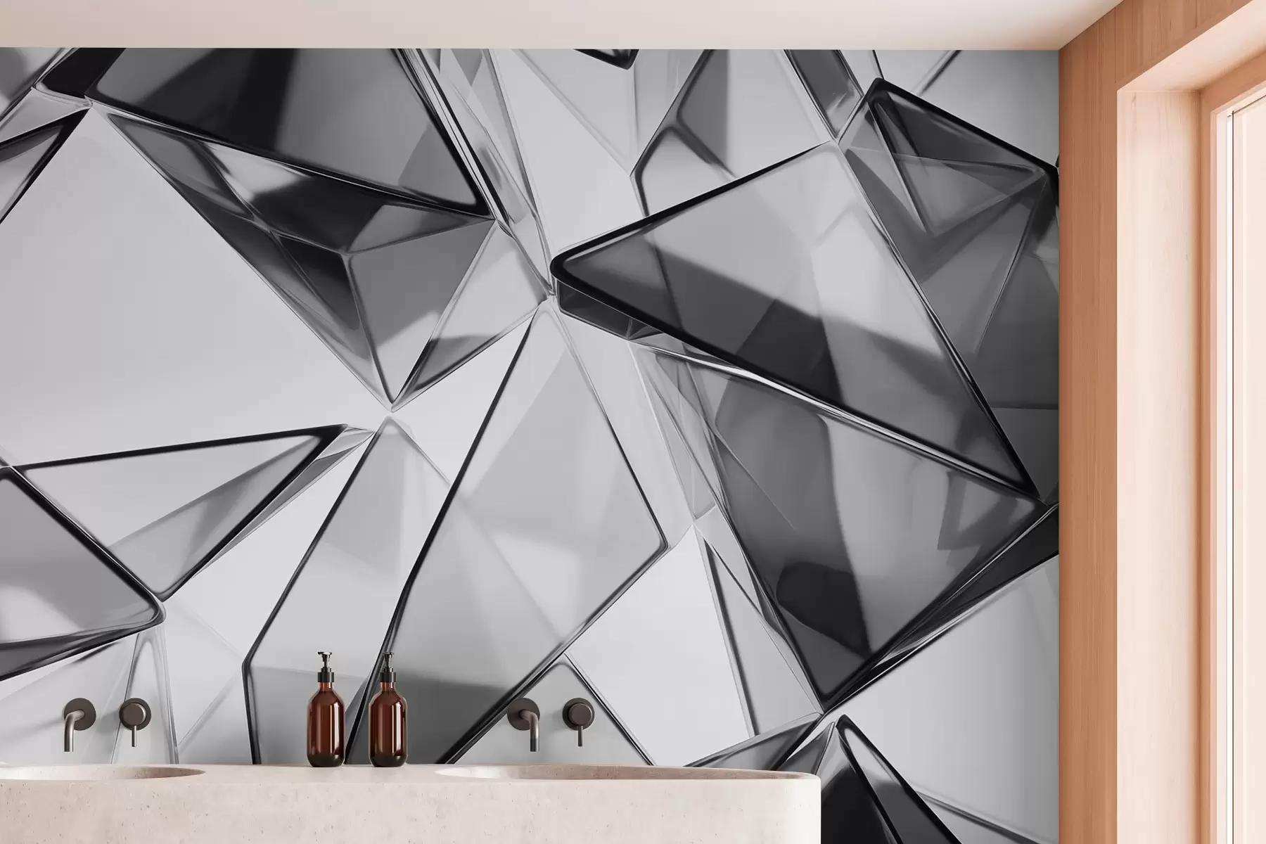 Fototapet Prizmatická abstrakce w03903