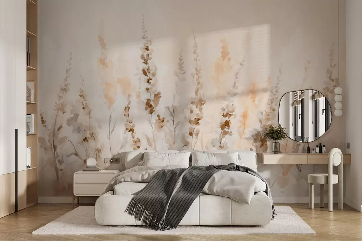 Fototapet Vintage levandulové pole w09069v2