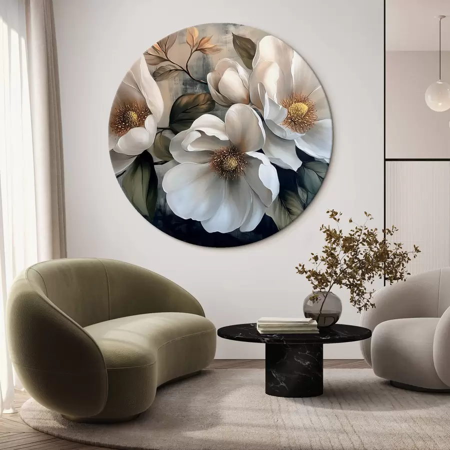 Obraz Velké květiny na vintage pozadí Č. r44260