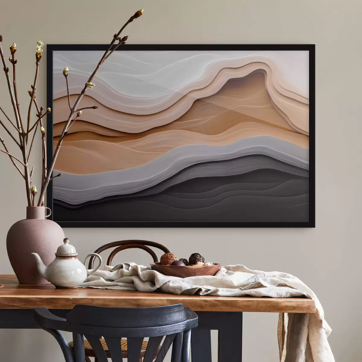 Poster Abstraktní vlny f44258