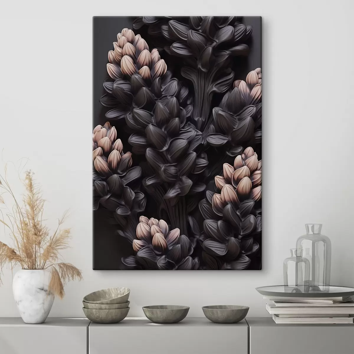 Obraz Tmavé květy Č. s44296