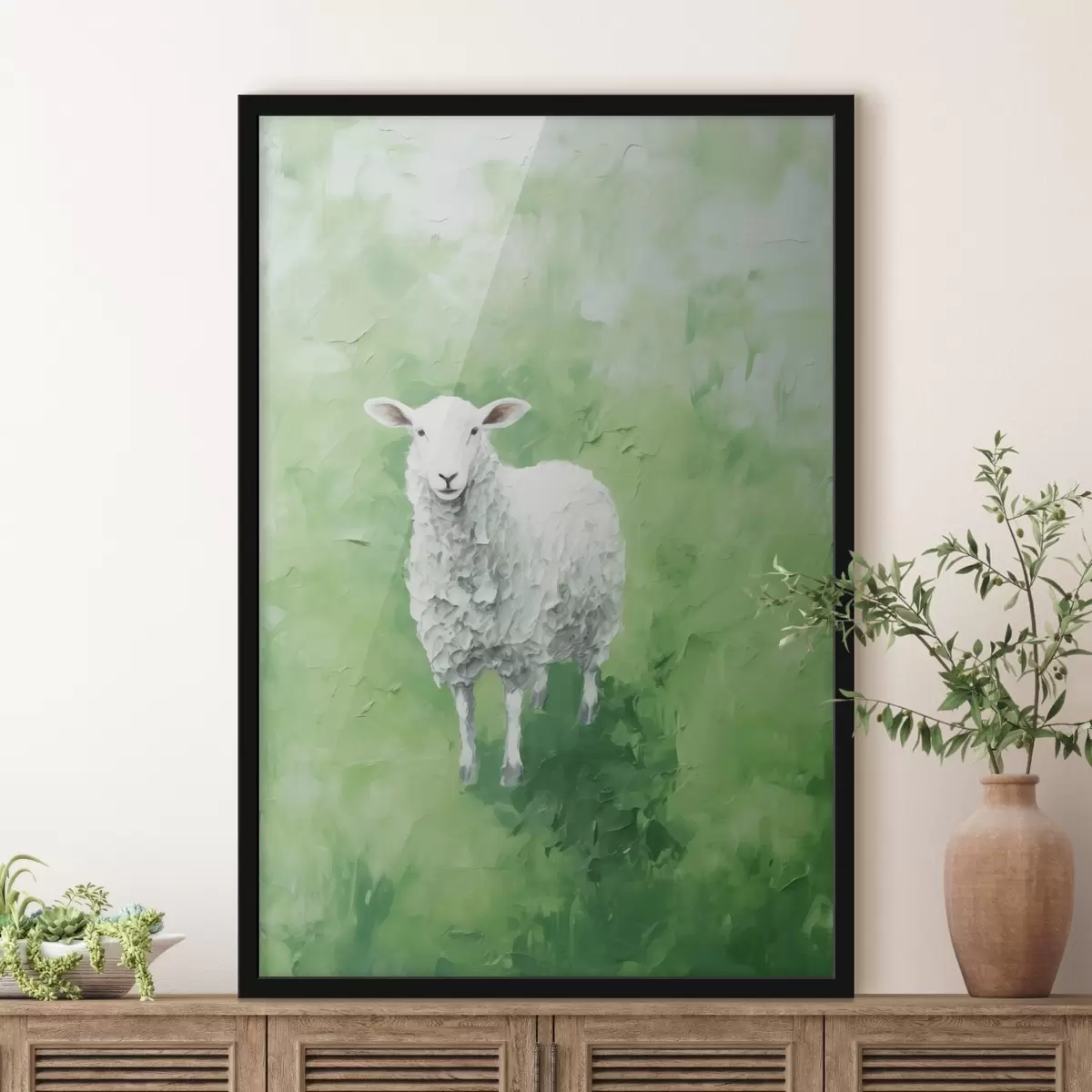 Poster Ovce na poli f44284