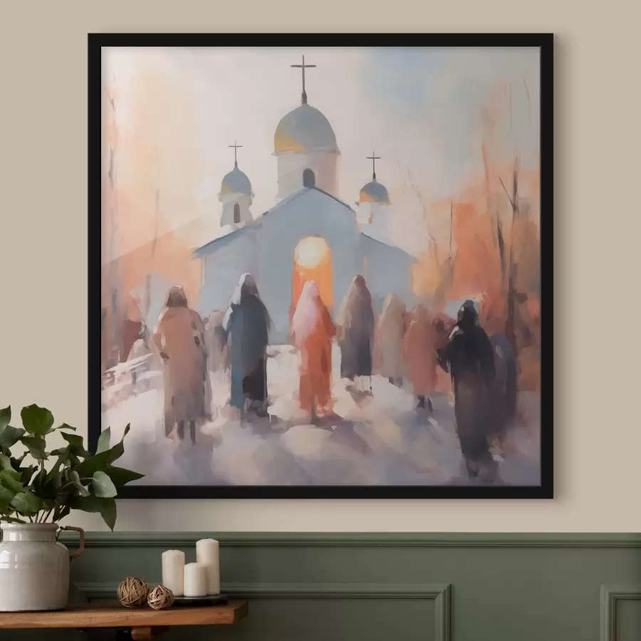 Fototapet Kostel f44286