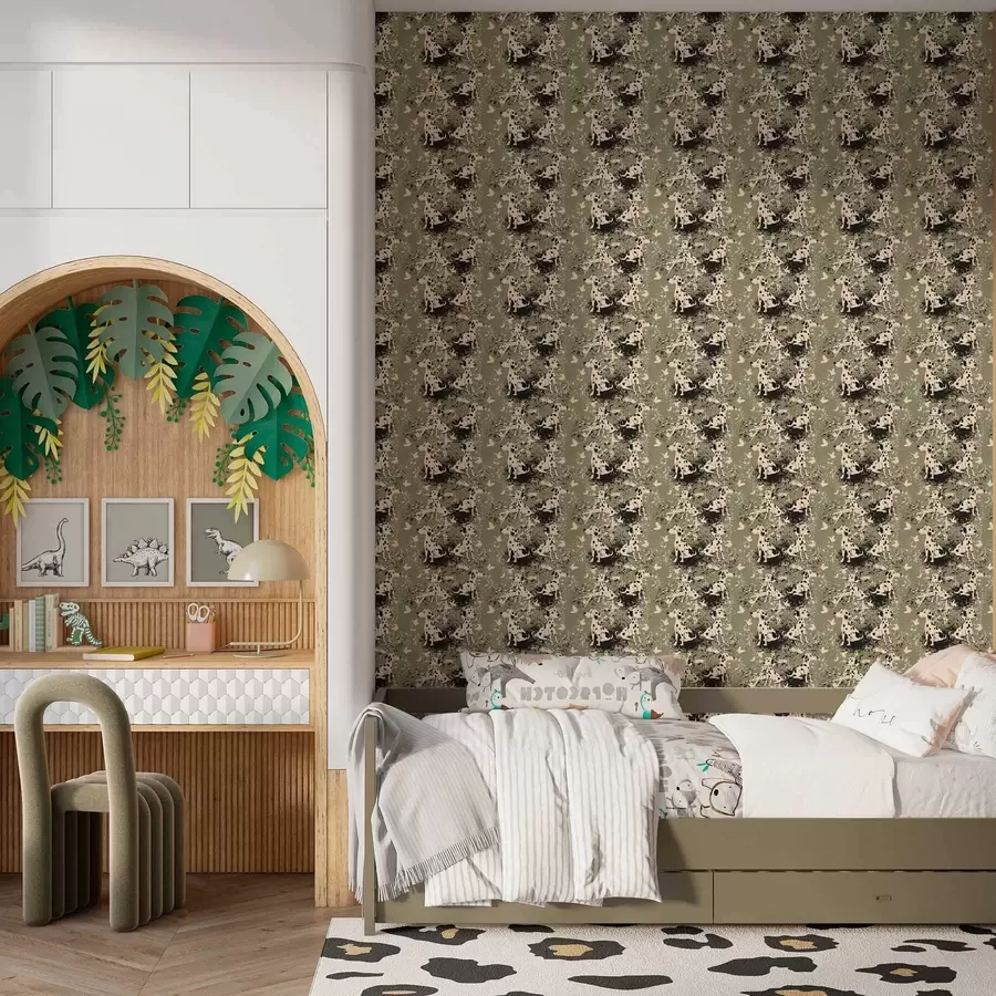 Fototapet Dalmatinci na olivovém pozadí a00122