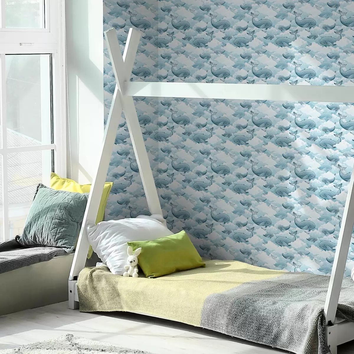 Tapety Velryby a mraky a00123