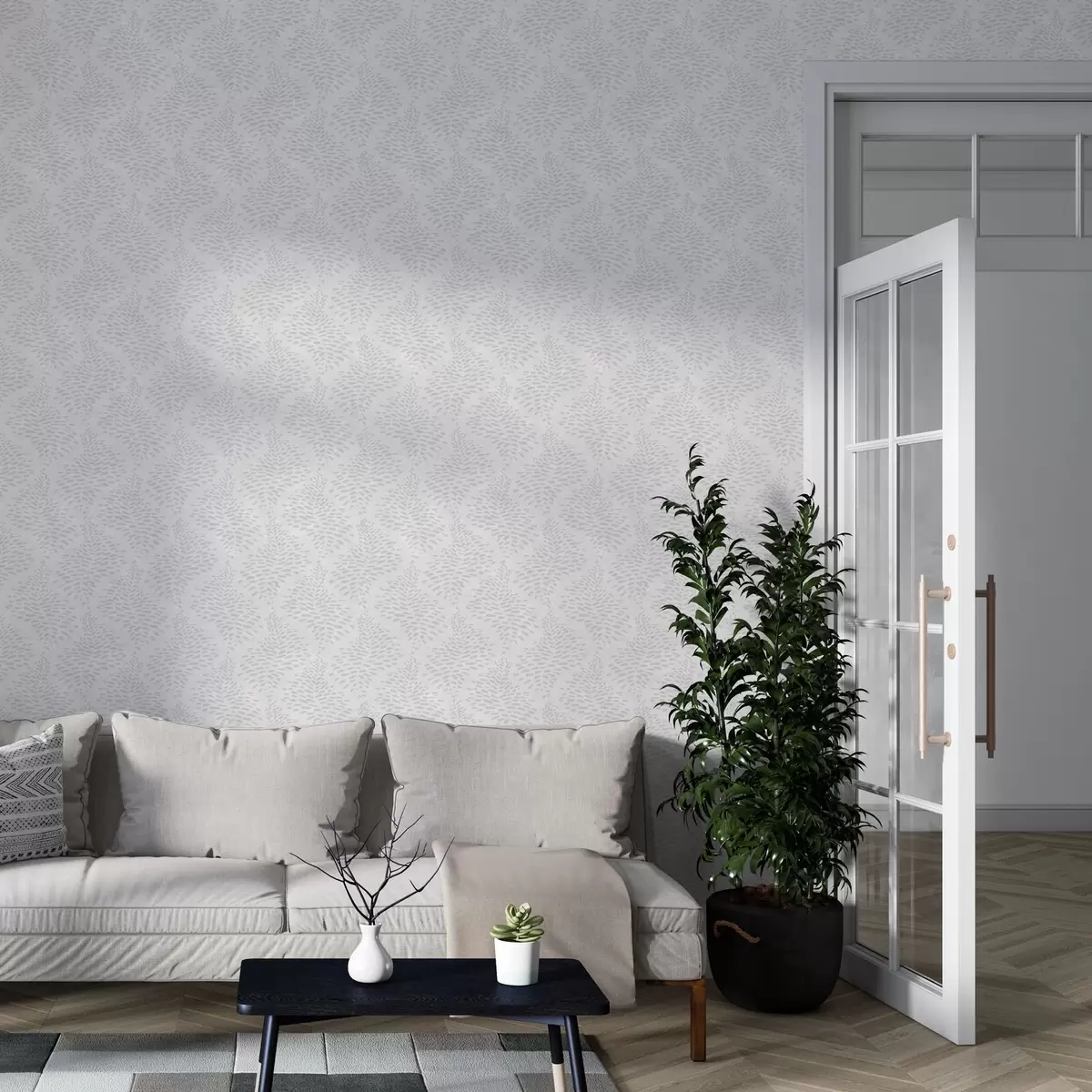 Tapety Abstraktní květinový minimalismus a00144